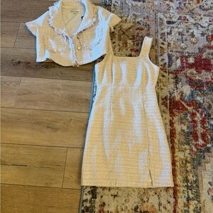 Tweed dress and blazer
